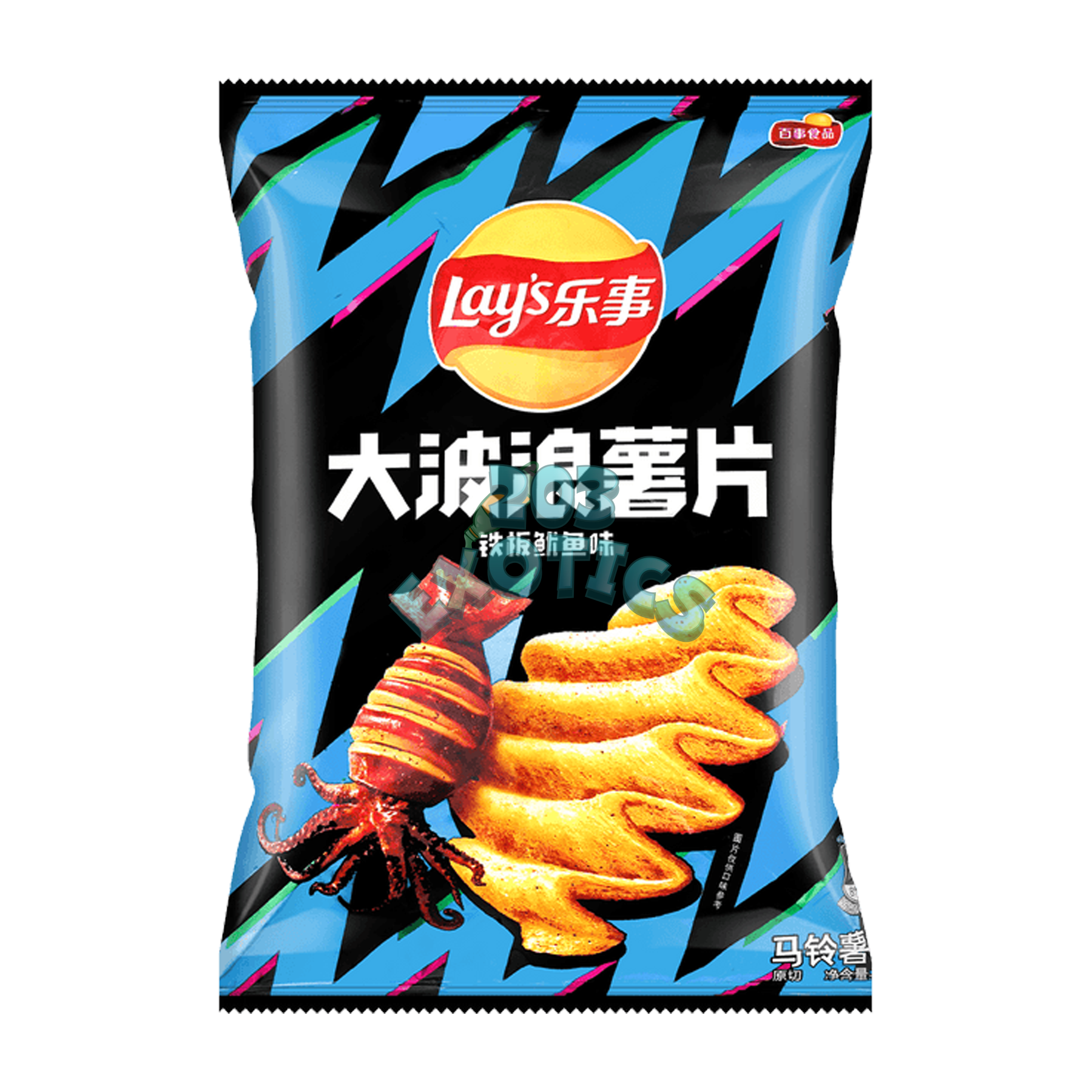Lays Grilled Squid Flavored Chips (60G) (China)