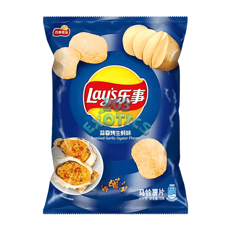 Lay's Roasted Garlic Oyster Flavored Chips (60g) (China)