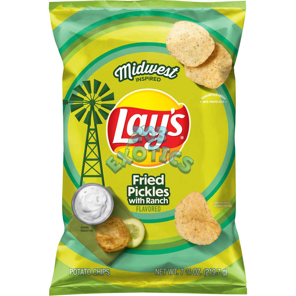 Lays Fried Pickles with Ranch (220g) | 203 Exotics