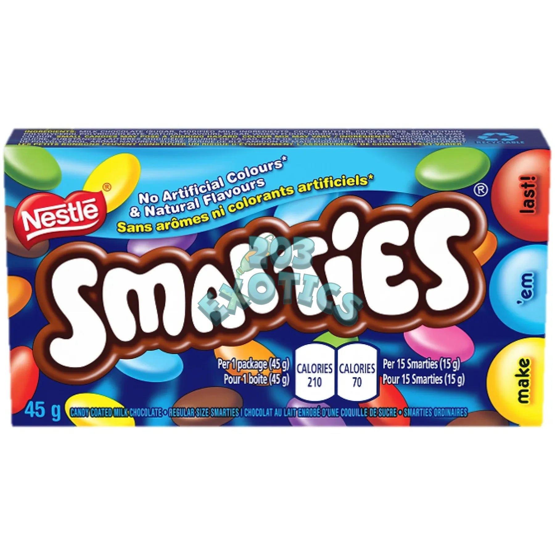 Nestle Smarties (Canada/Uk) (45G) Chocolate