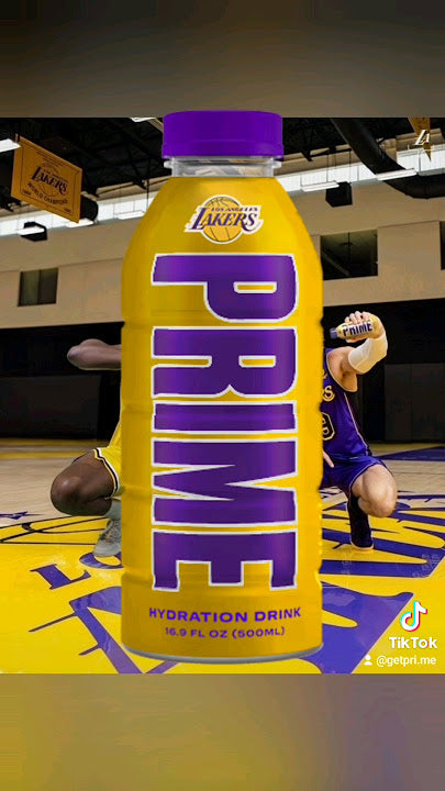 Prime LA Lakers Bottle (500ml) COMING 9/9/24!!!