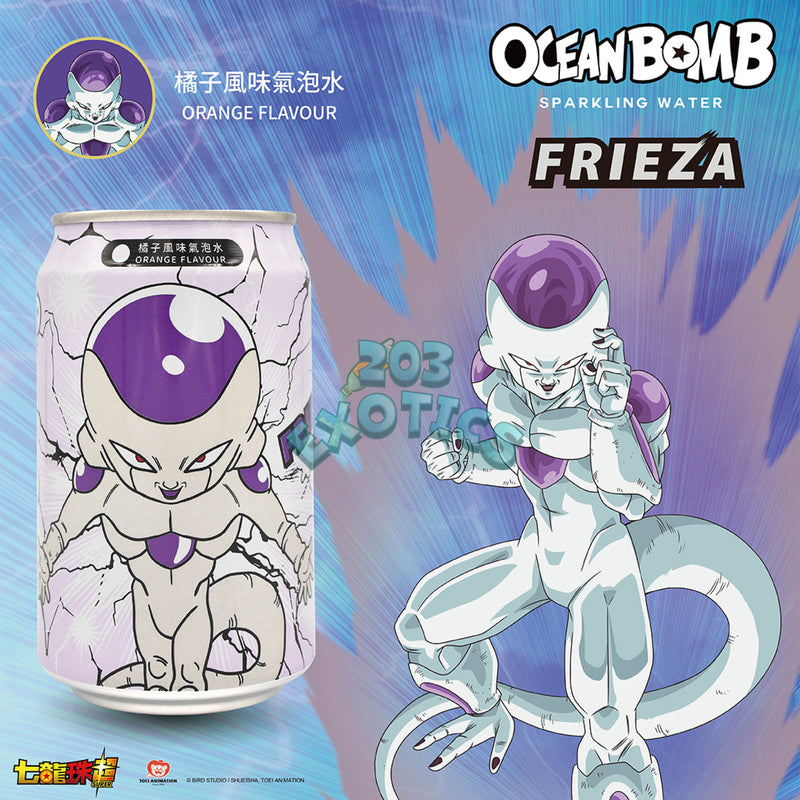 Ocean Bomb Dragon Ball Sparkling Water Orange Flavor