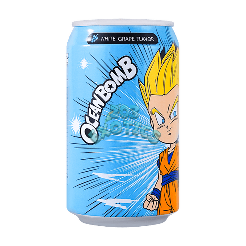 Ocean Bomb Dragon Ball Sparkling Water White Grape Flavor