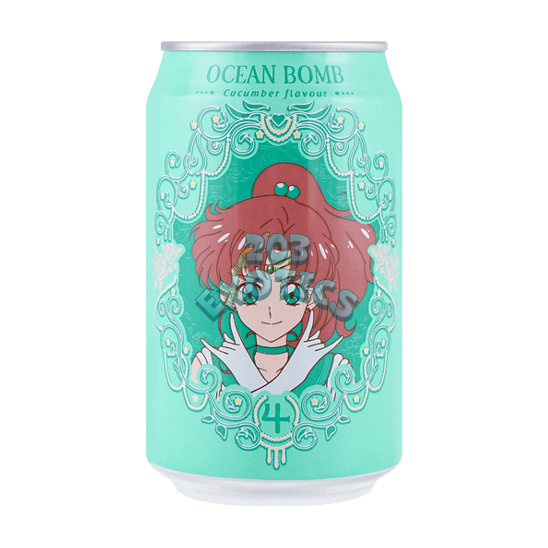Ocean Bomb Sailor Moon Sparkling Water Cucumber Flavor