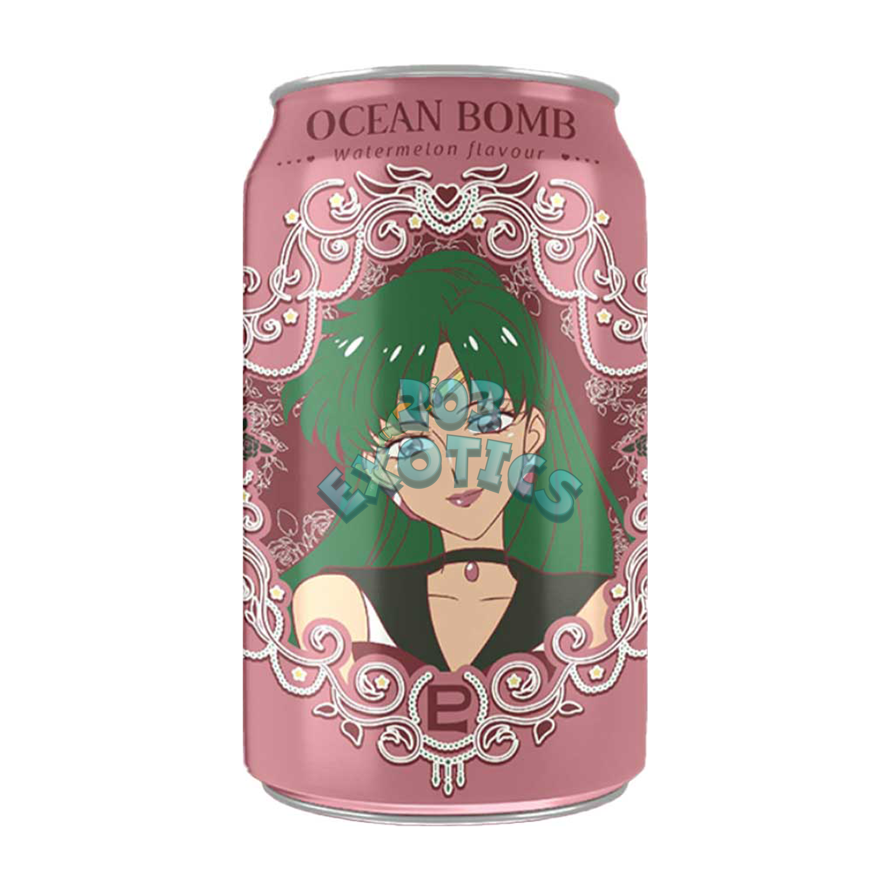 Ocean Bomb Sailor Moon Sparkling Water Watermelon (11.16 Fl Oz) Soda