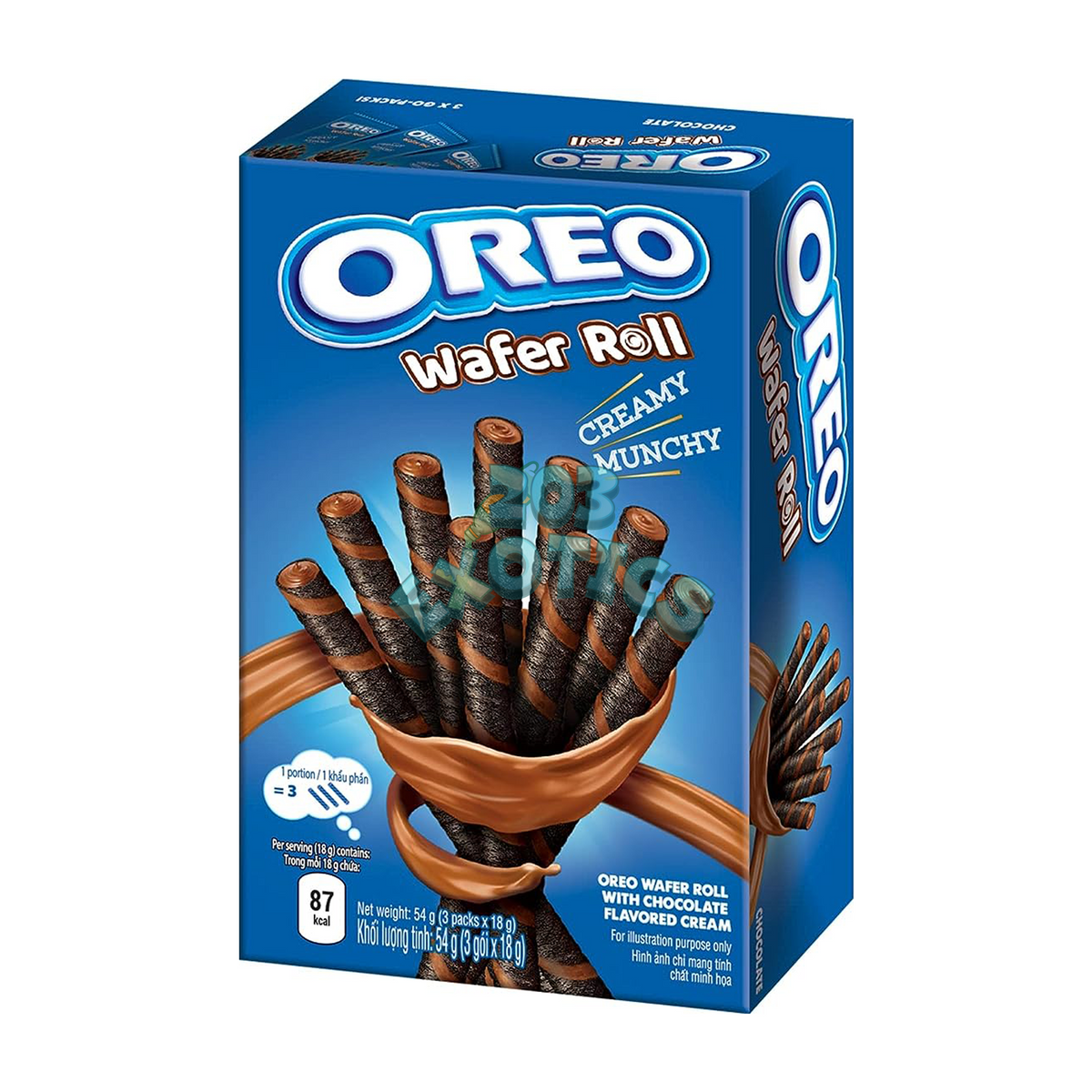 Oreo Chocolate Wafer Rolls (108g)