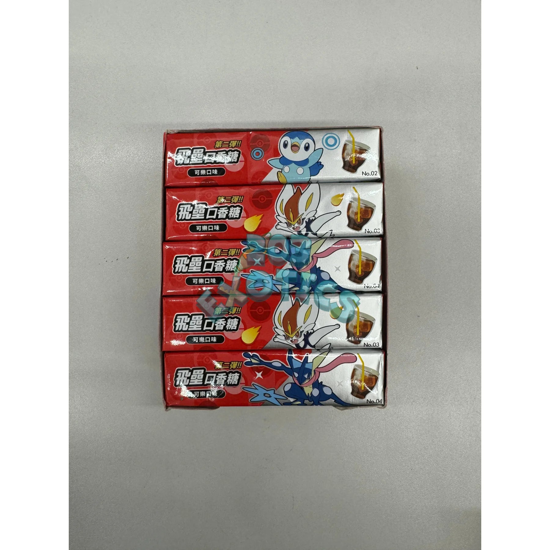 Pokemon Cola Flavor Gum (1 Pack)