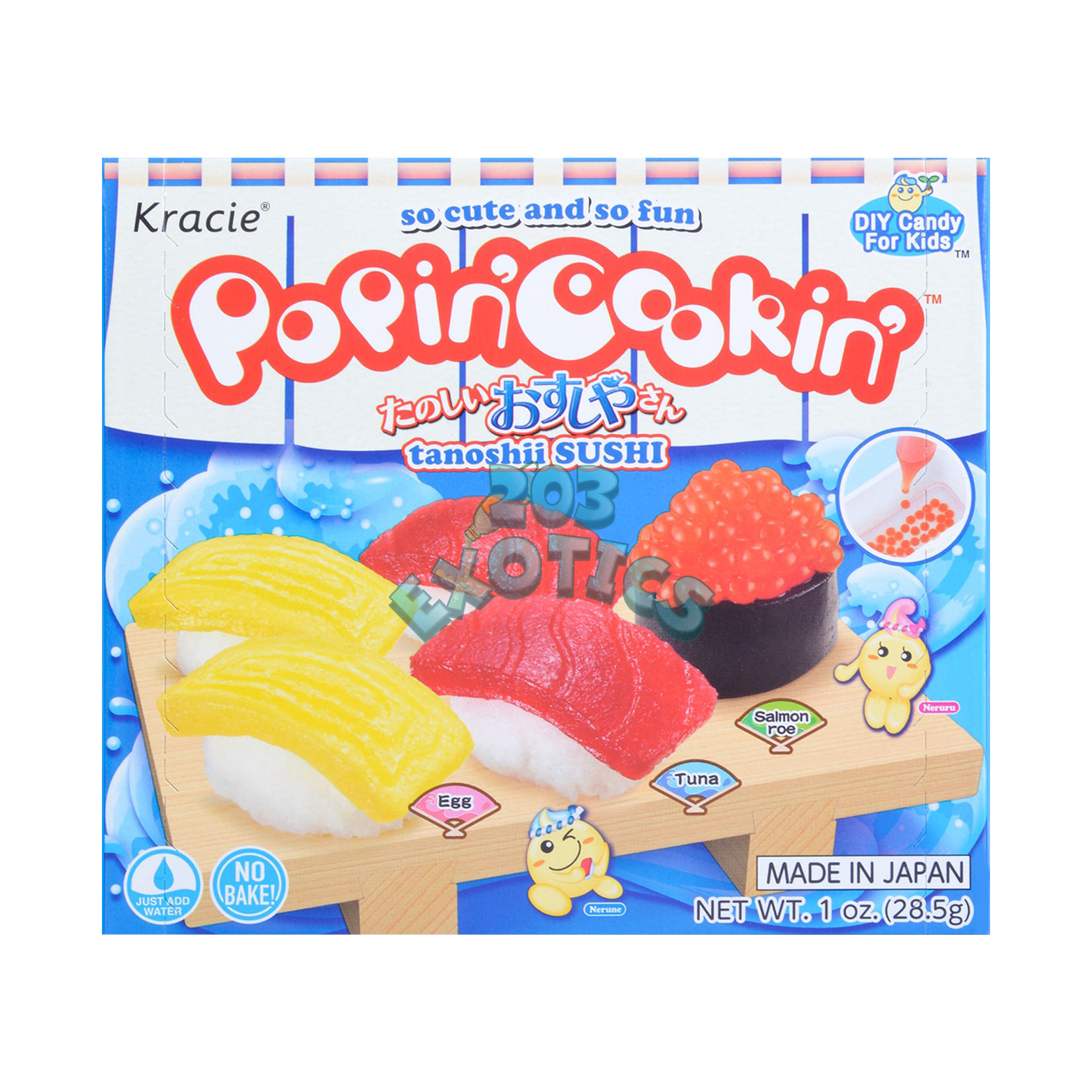 Popin Cookin Diy Gummy Sushi Kit (28G)