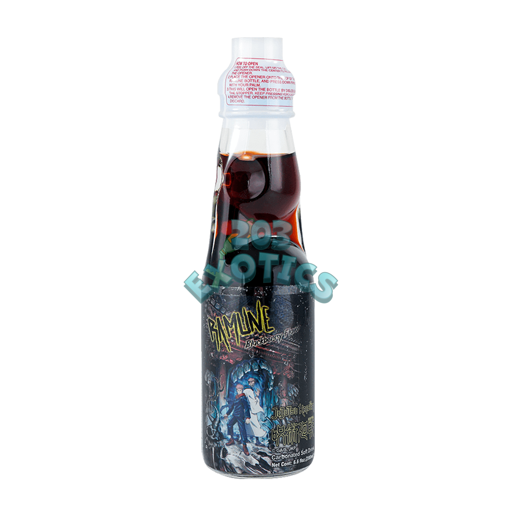 Ramune Jujutsu Kaisen Blackberry (200Ml) Soda