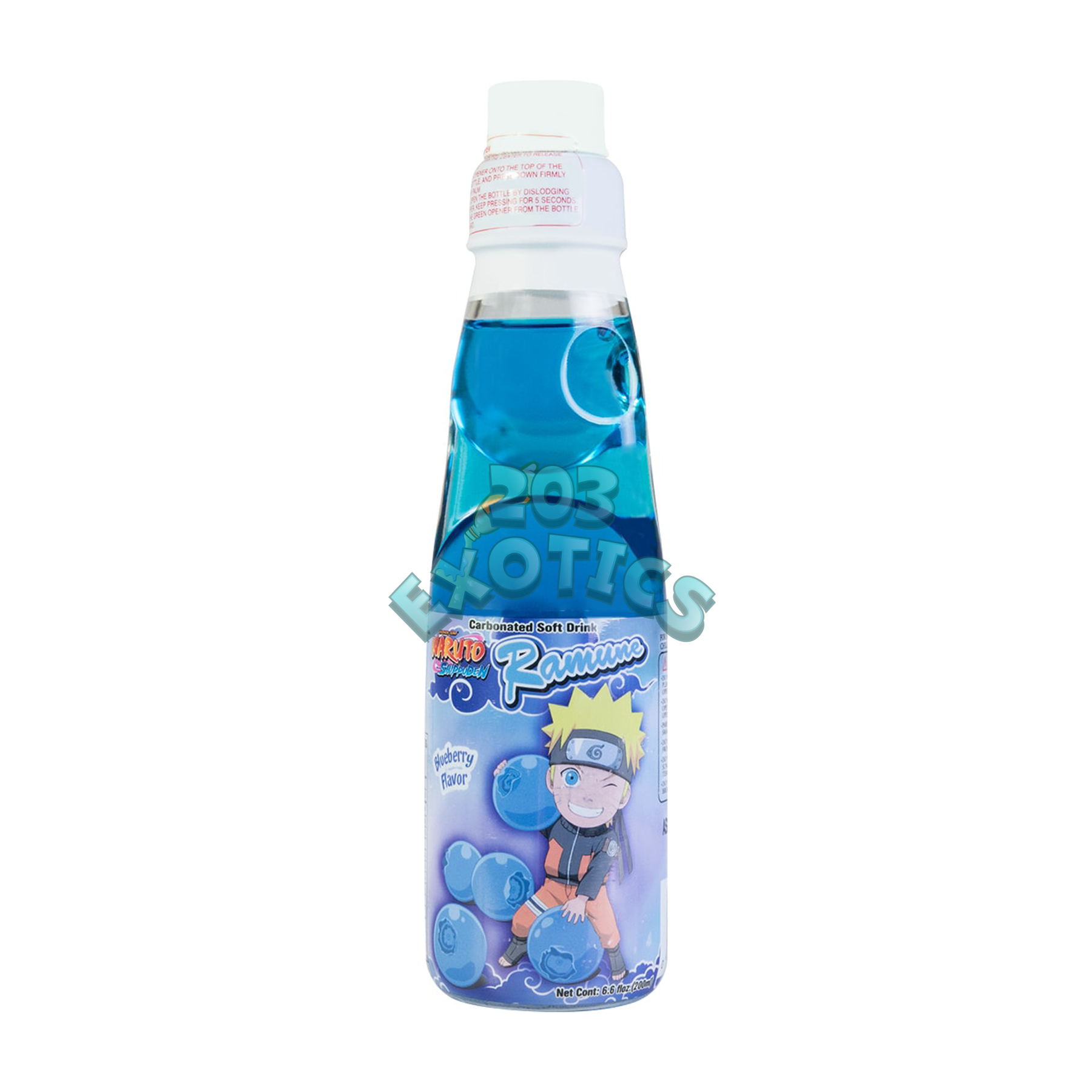 Ramune Naruto Shippuden Blue Raspberry (200Ml)