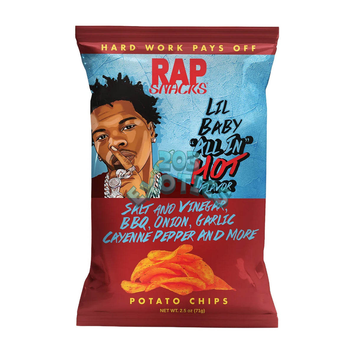Rap Snacks Lil Baby All in HOT Flavored Chips (71g)