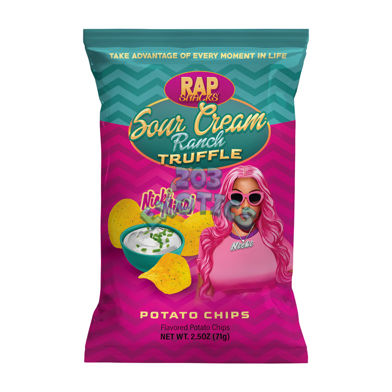Rap Snacks Nicki Minaj Sour Cream Ranch Truffle Flavored Chips