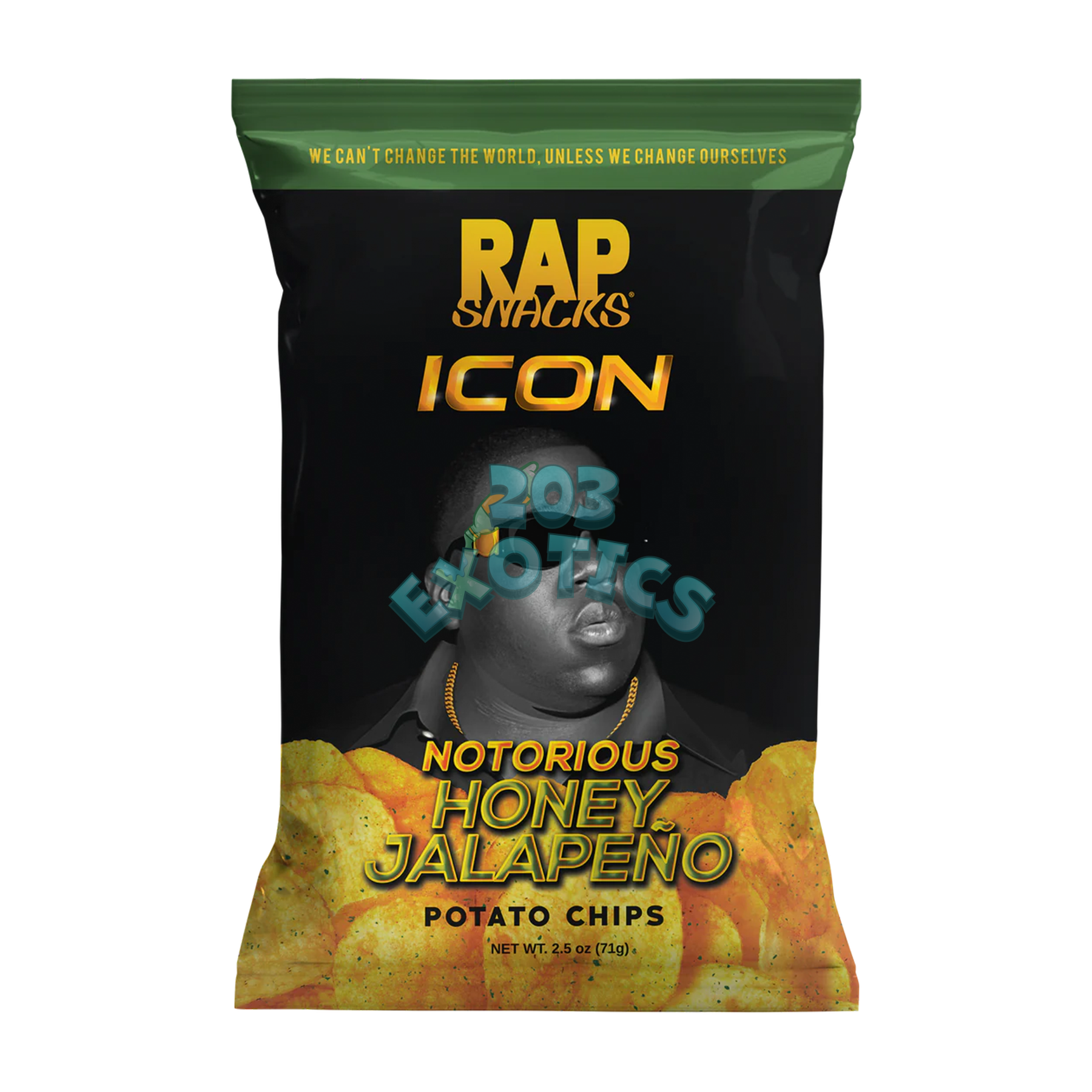 Rap Snacks The Notorious B.i.g. Icon Honey Jalapeño Flavored Chips