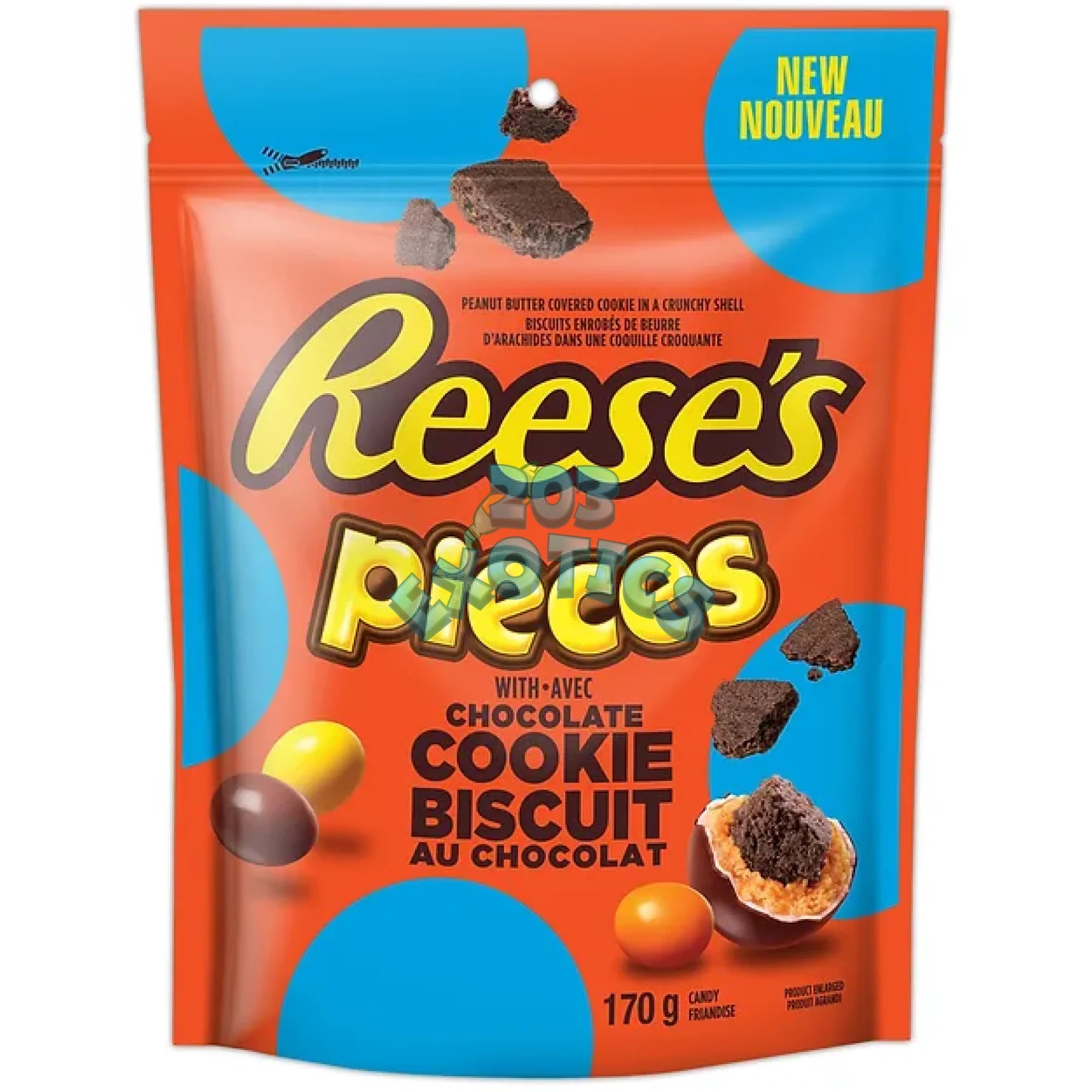 Reeses Pieces With Milk Chocolate Cookie Biscuits (170G)