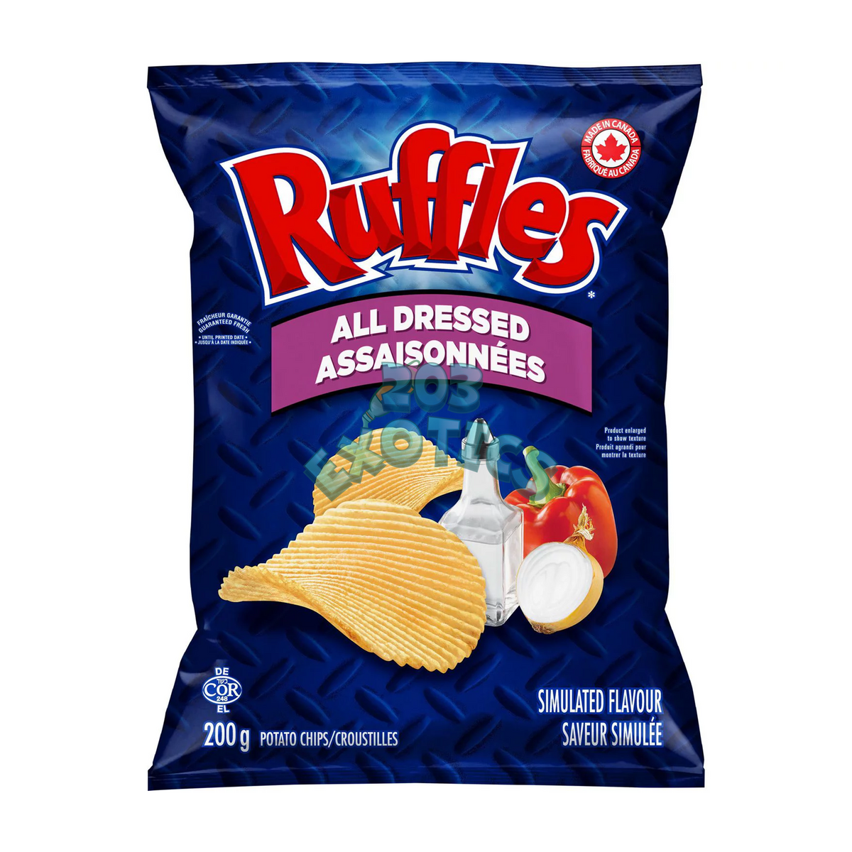 Ruffles All Dressed Flavored Chips GLUTEN FREE