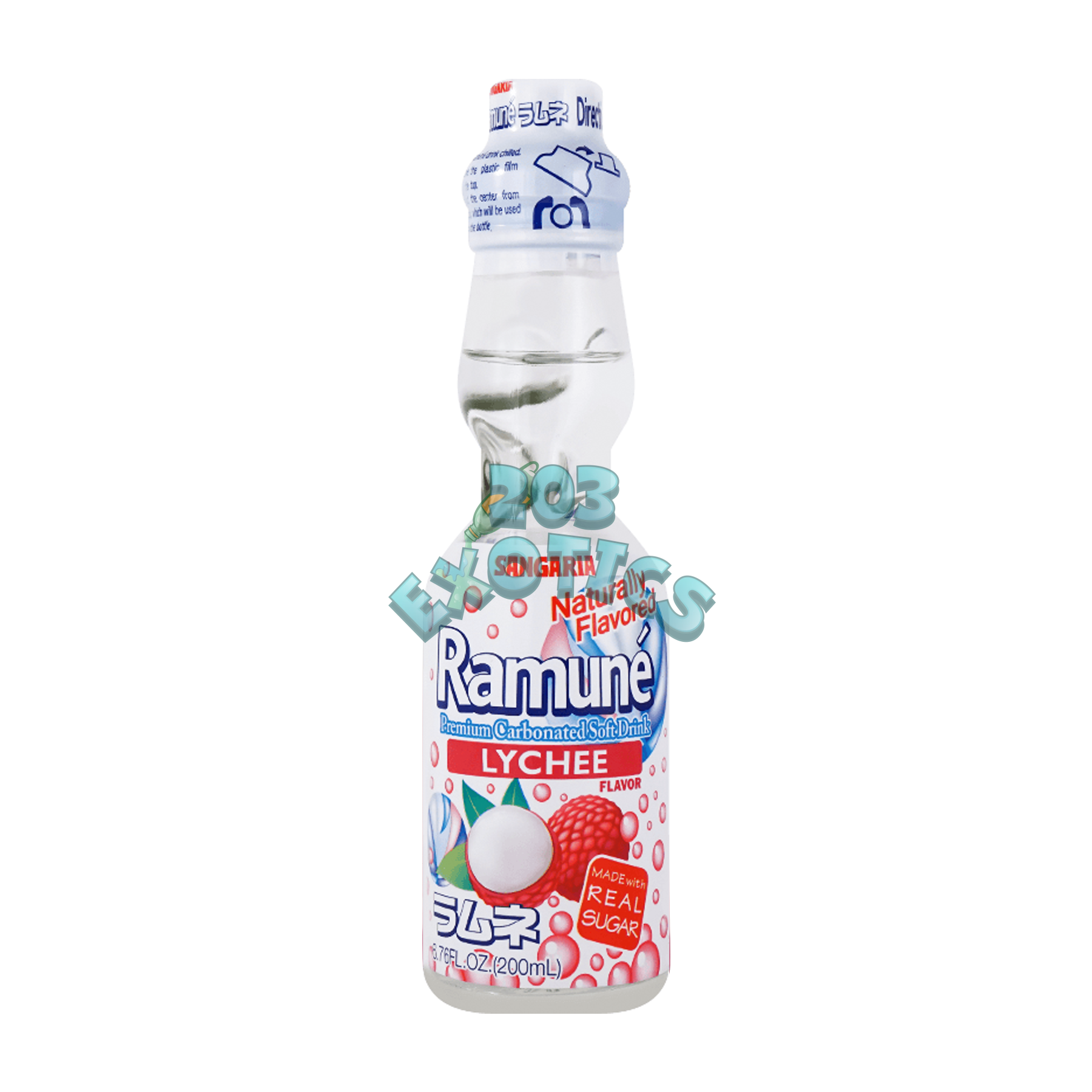 Sangaria Ramuné Lychee Juice (200Ml) Soda