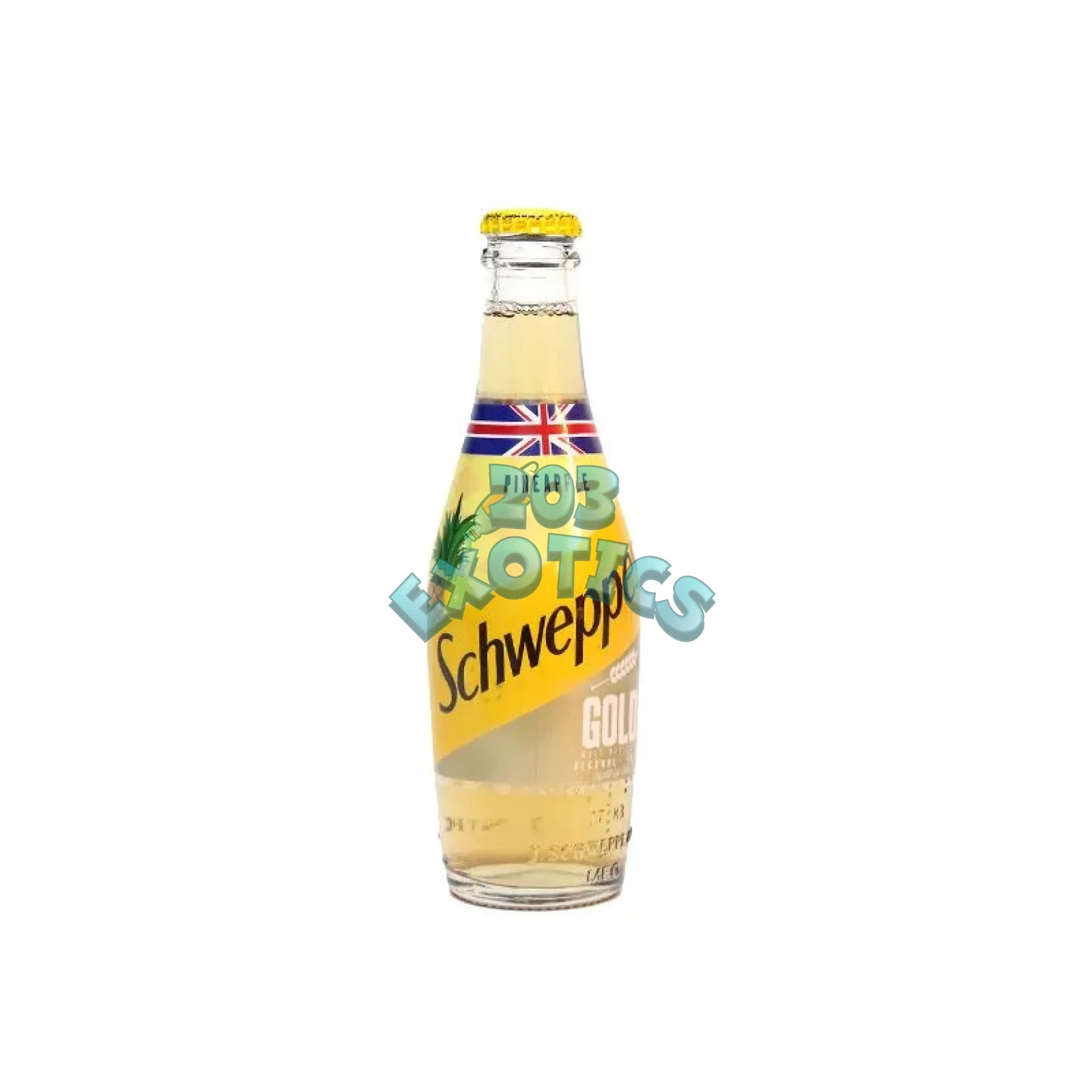 Schweppes Pineapple Glass Bottle (250Ml)