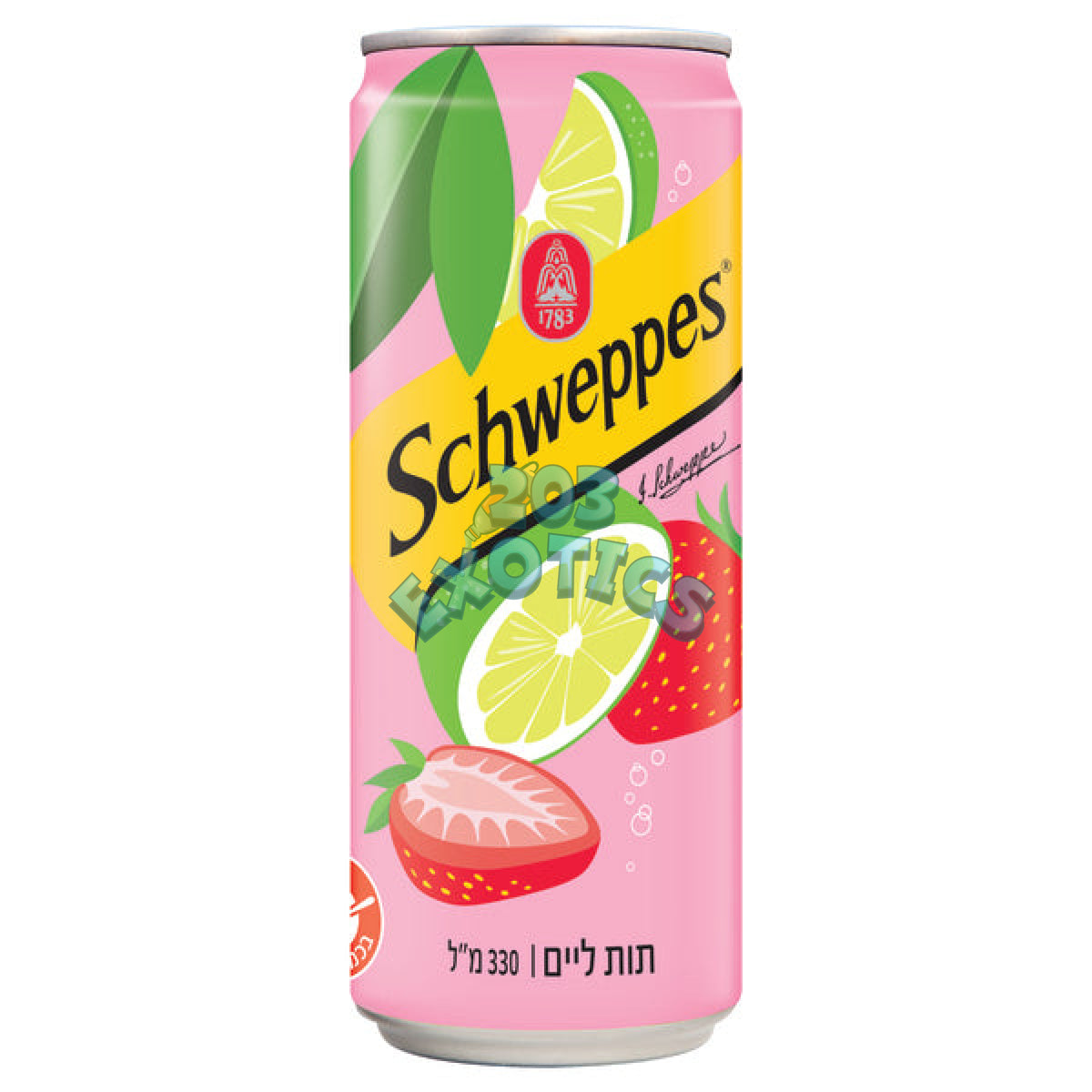 Schweppes Strawberry & Lime (330ml)