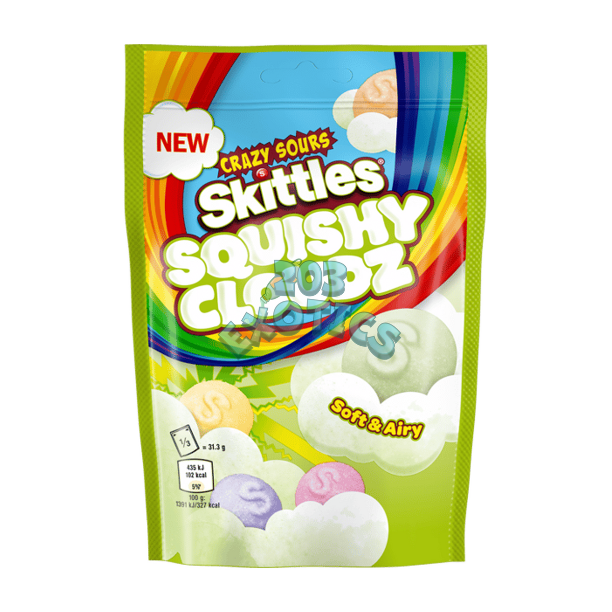 Skittles Squishy Cloudz Crazy Sours (94g)