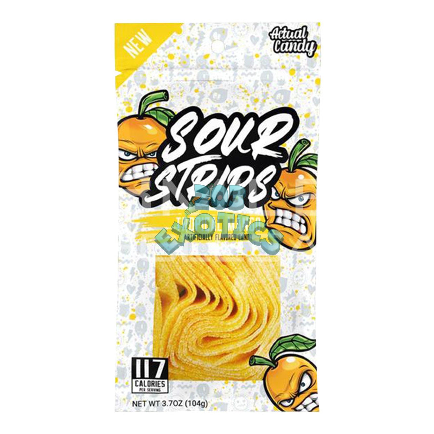 Sour Strips Tropical Mango Flavored (96G)