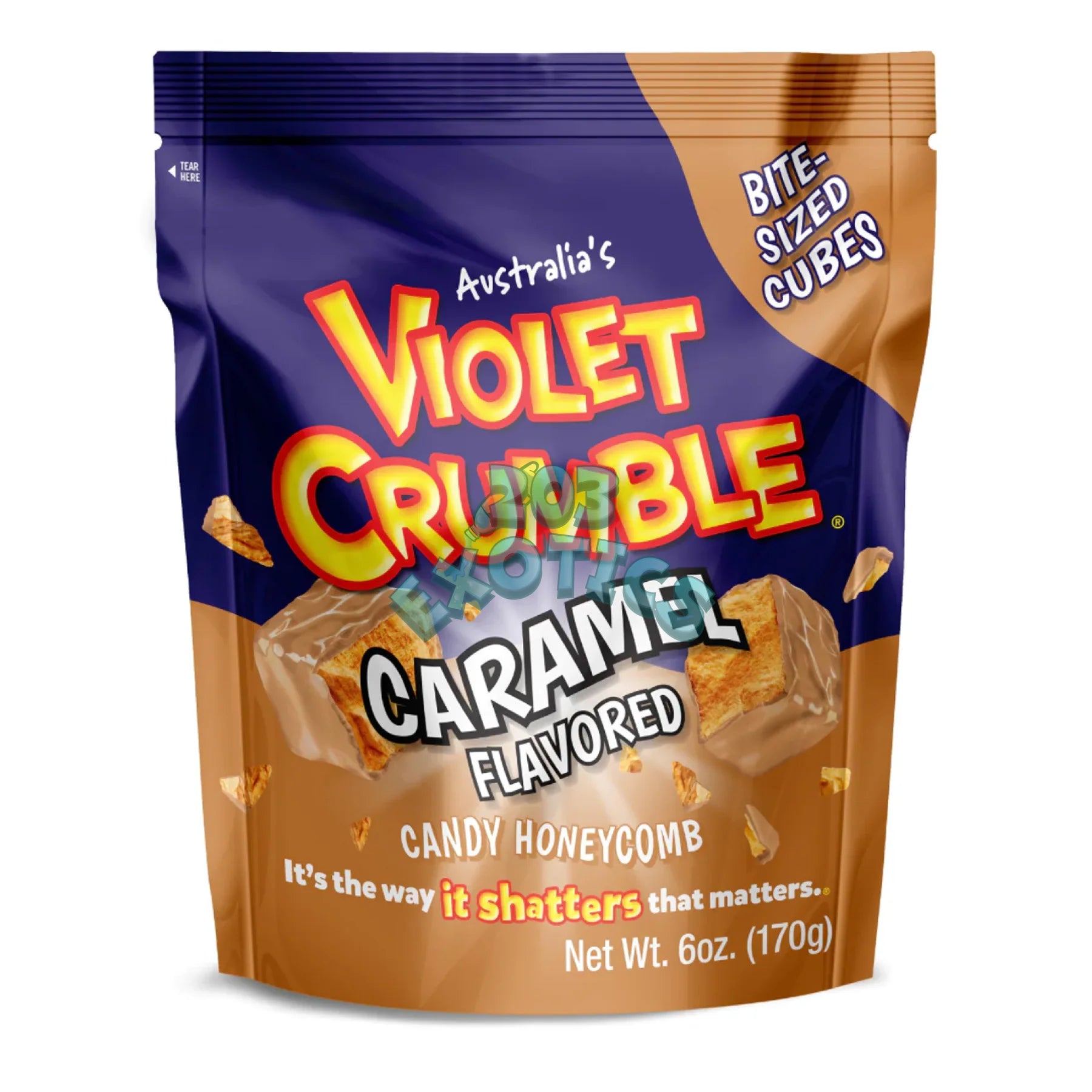 Violet Crumble Caramel Cubes (170G)